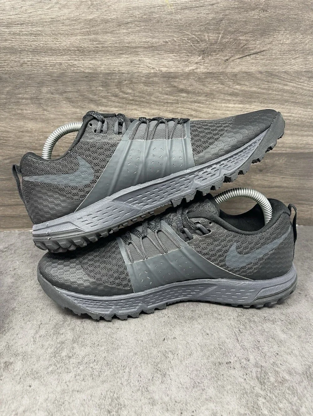 Nike Air Zoom Wildhorse 4 Trail Sneakers Womens Size 9 Black Athletic Running